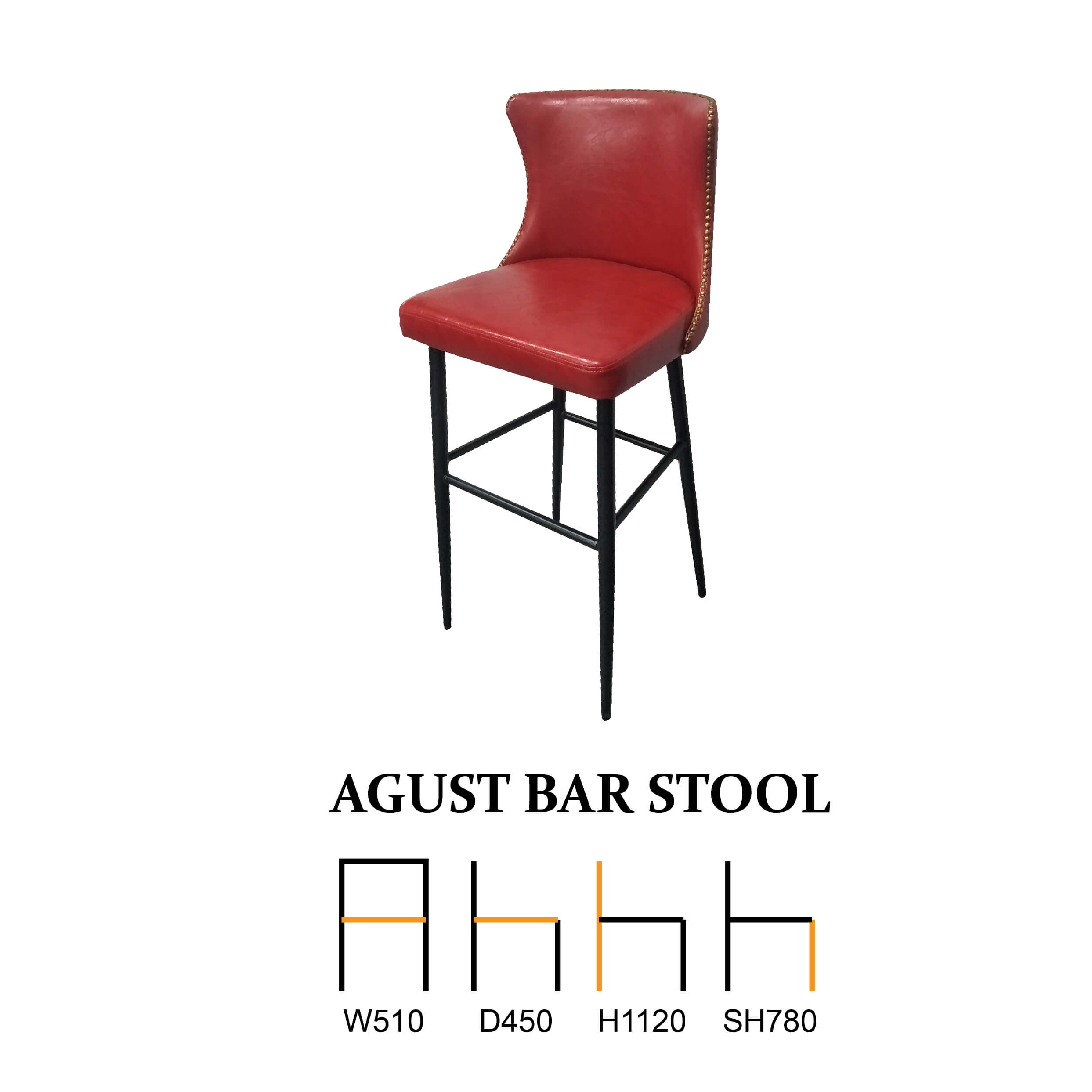 Agust Bar Stool