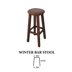 Winter Bar Stool