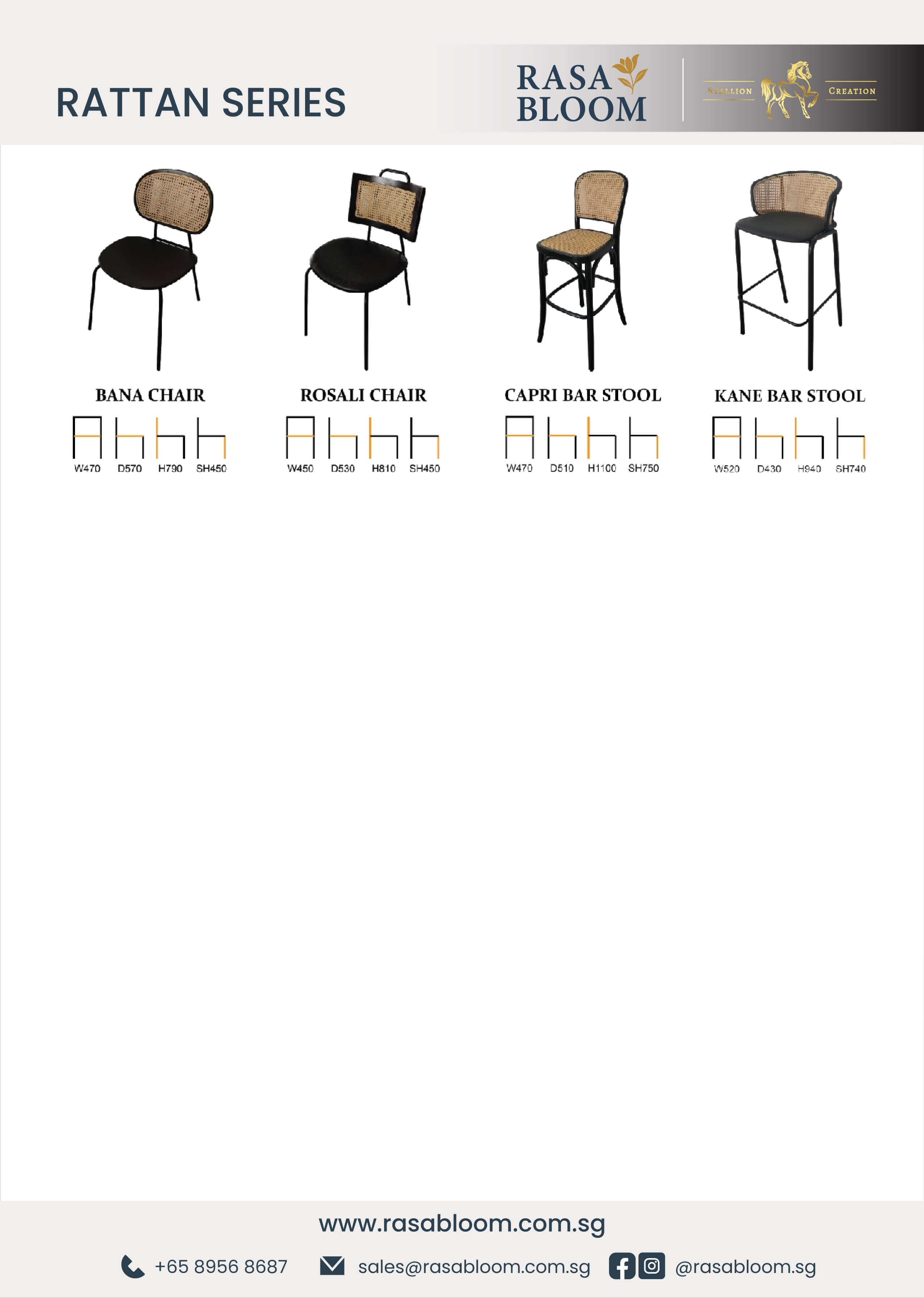 Rasa Bloom Catalogue - Rattan Chair 2